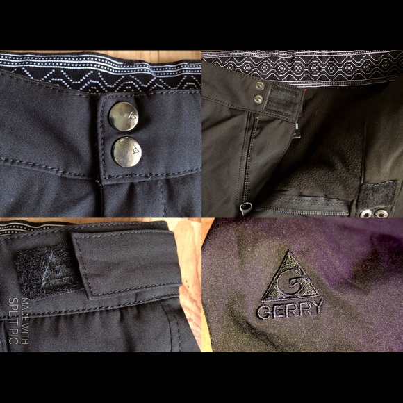 GERRY Snowboarding Snow Pants Small Black Women’s - Picture 5 of 16